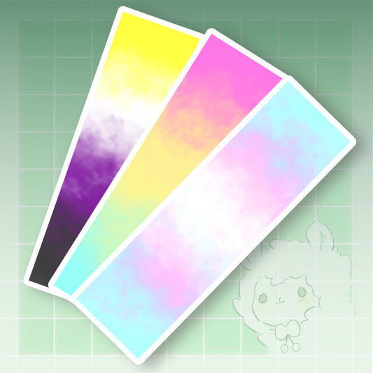 Subtle Pride Flag Bookmarks