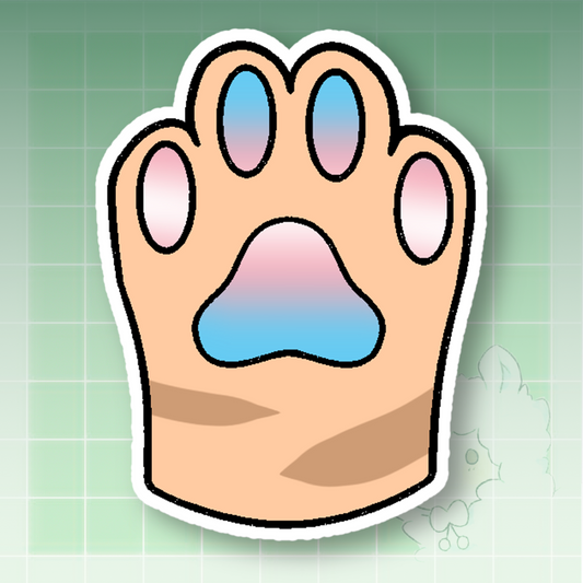 Any Pride Flag Toe Beans Sticker